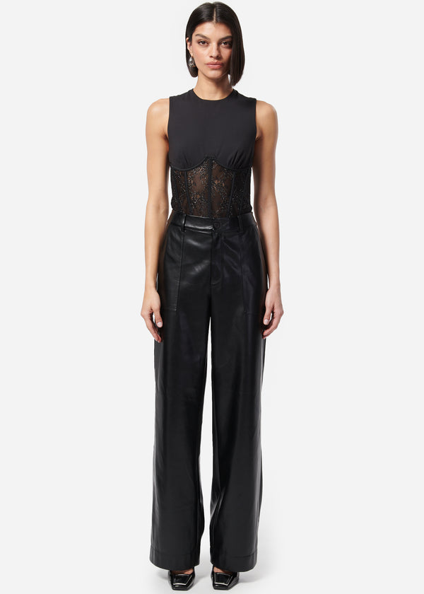 Yazia Bodysuit Black