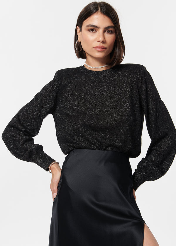 Gama Sweater Black Metallic
