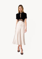 Tomlynn Silk Midi Dress Oat