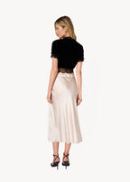 Tomlynn Silk Midi Dress Oat