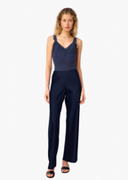 Lani Rib Knit Tank Harbor