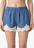 Alona Chambray Short Light Wash
