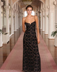 Rosaria Lace Gown Black