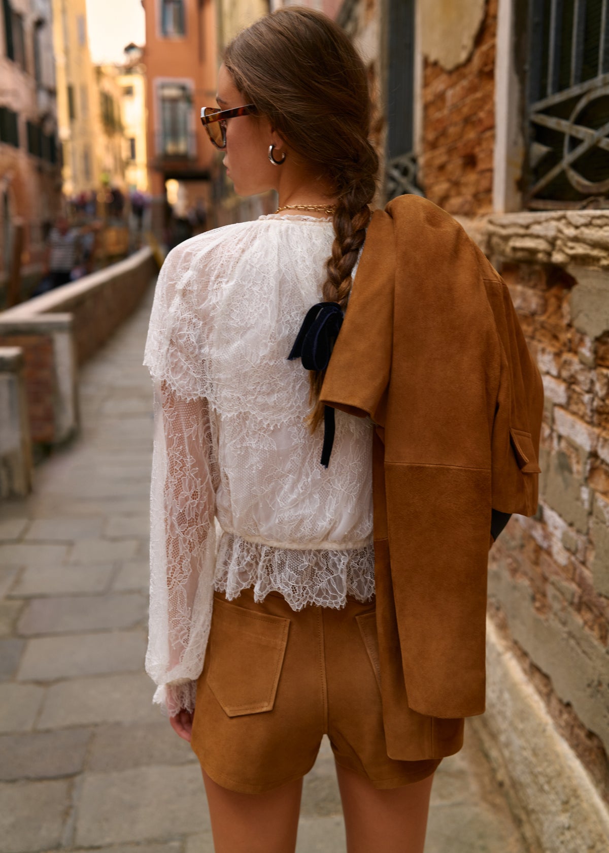 Vitoria Lace Blouse Macadamia