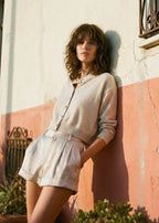 Marcela Cashmere Cardigan Bone