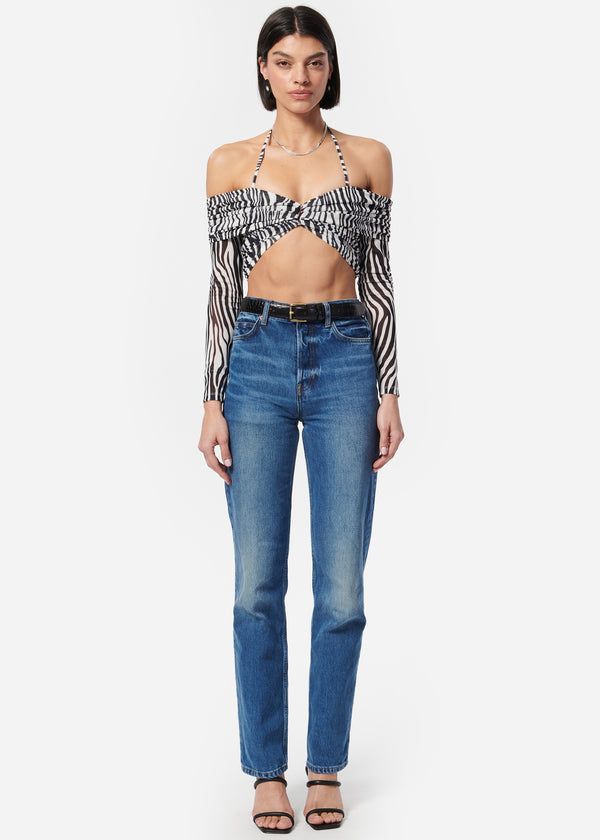 Rosalia Top Zebra Stripe