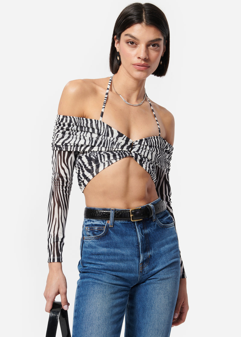 Rosalia Top Zebra Stripe