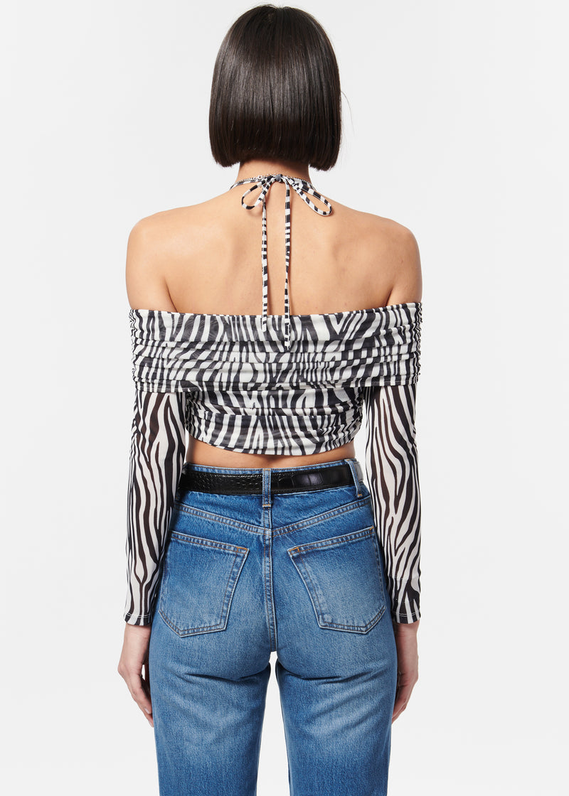 Rosalia Top Zebra Stripe