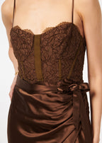 Tricia Corset Dress Chicory