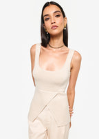 Damian Knit Top Bone