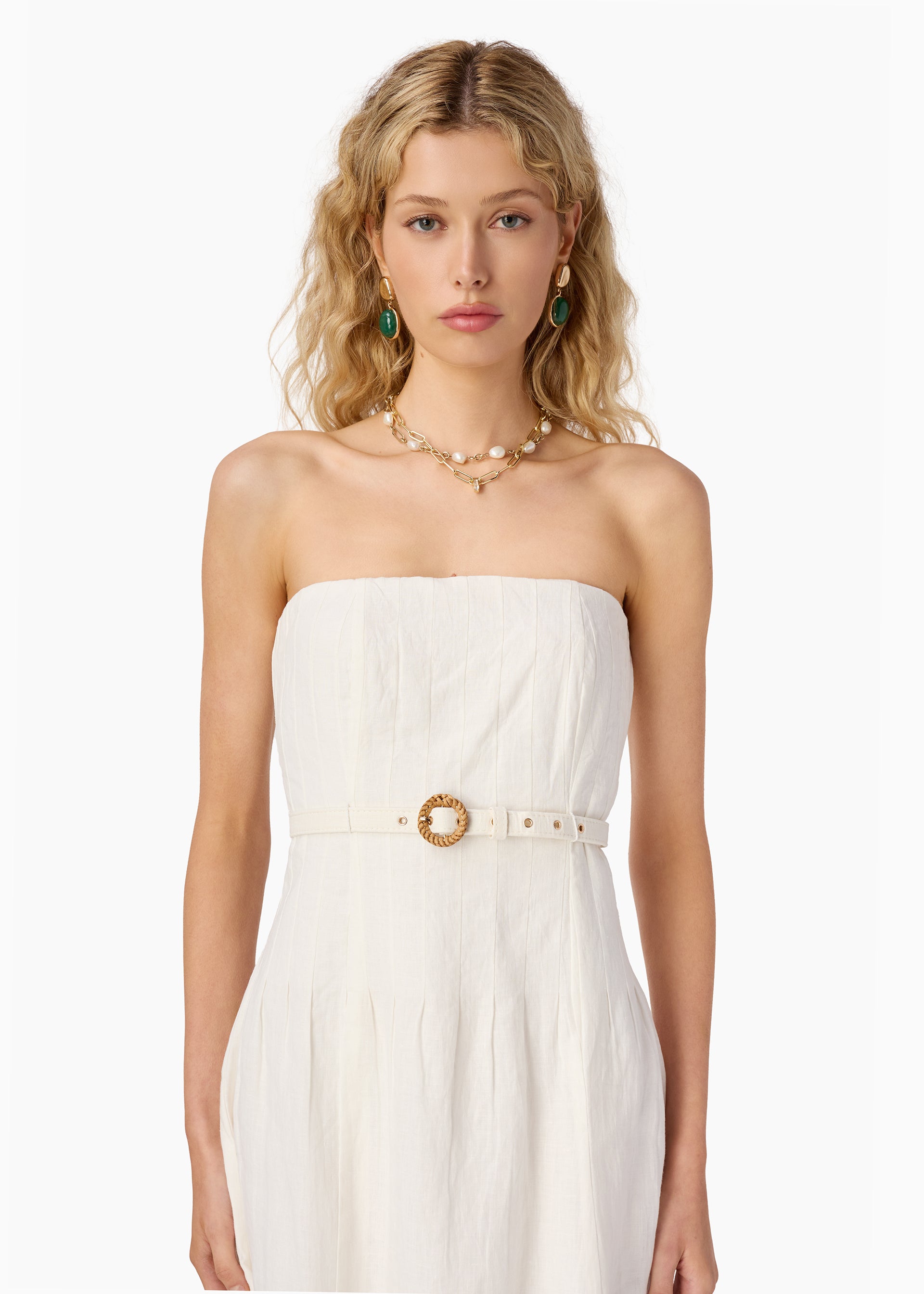 CAMI NYC Yena Strapless Linen Dress in Macadamia at Nordstrom, Size 00 CAMI NYC Yena Strapless Linen Dress in Macadamia at Nordstrom, Size 00