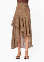 Yazmeena Chiffon Skirt Leo