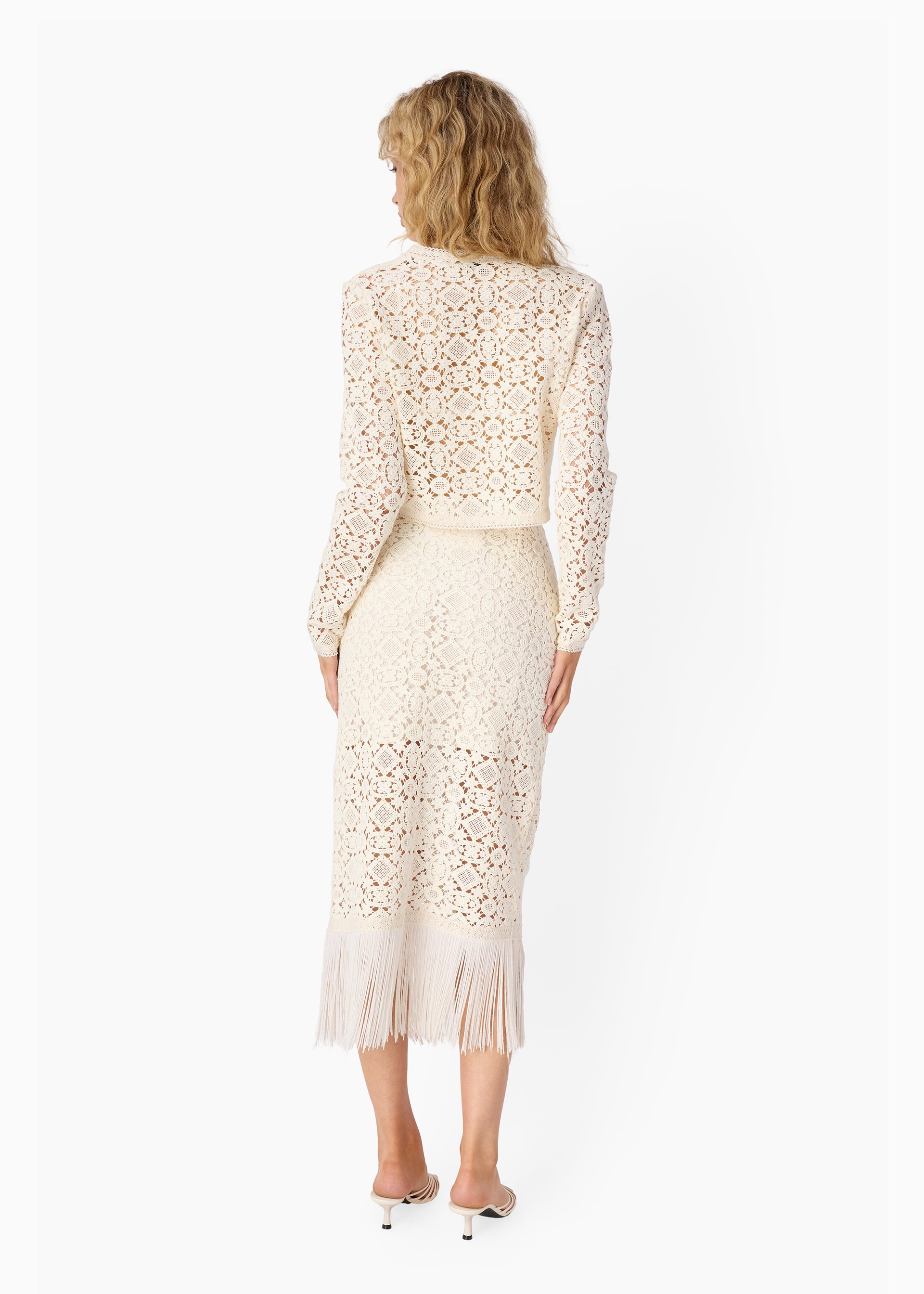 Kayseri Crochet Cardigan Ceramic – CAMI NYC