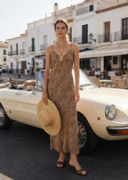 Raven Chiffon Maxi Dress Leo