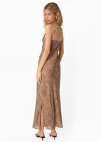 Raven Chiffon Maxi Dress Leo