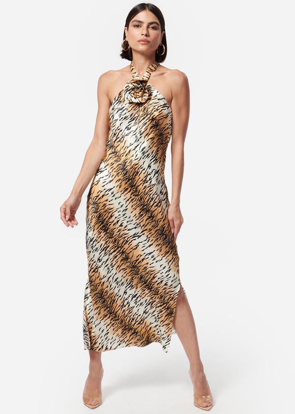 Lenzy Dress Tiger