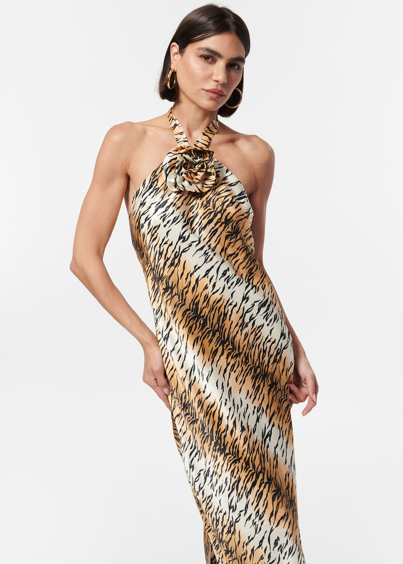 Lenzy Dress Tiger