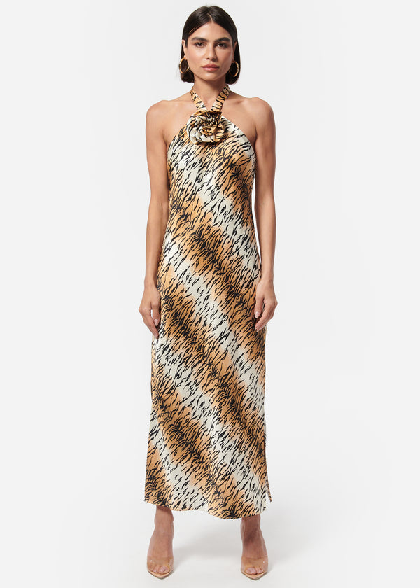 Lenzy Dress Tiger