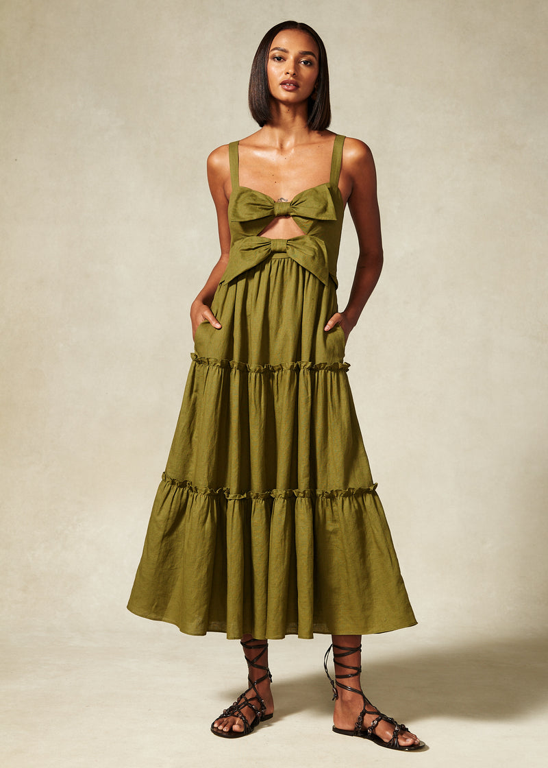 Kaylyn Dress Seaweed
