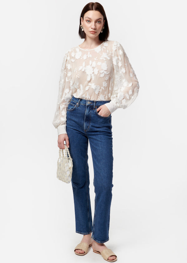 Simonette Top White