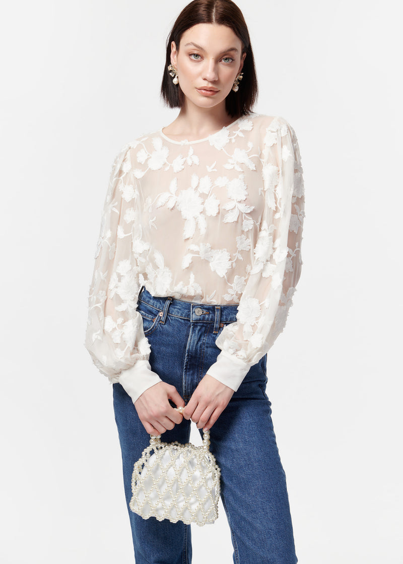 Simonette Top White