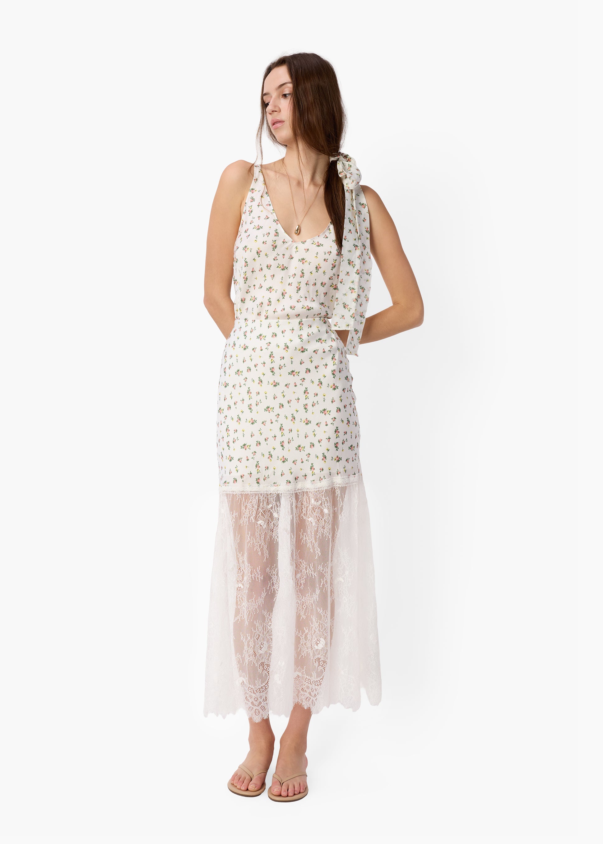 Rory Hammered Camisole Fleurette Ditsy – CAMI NYC