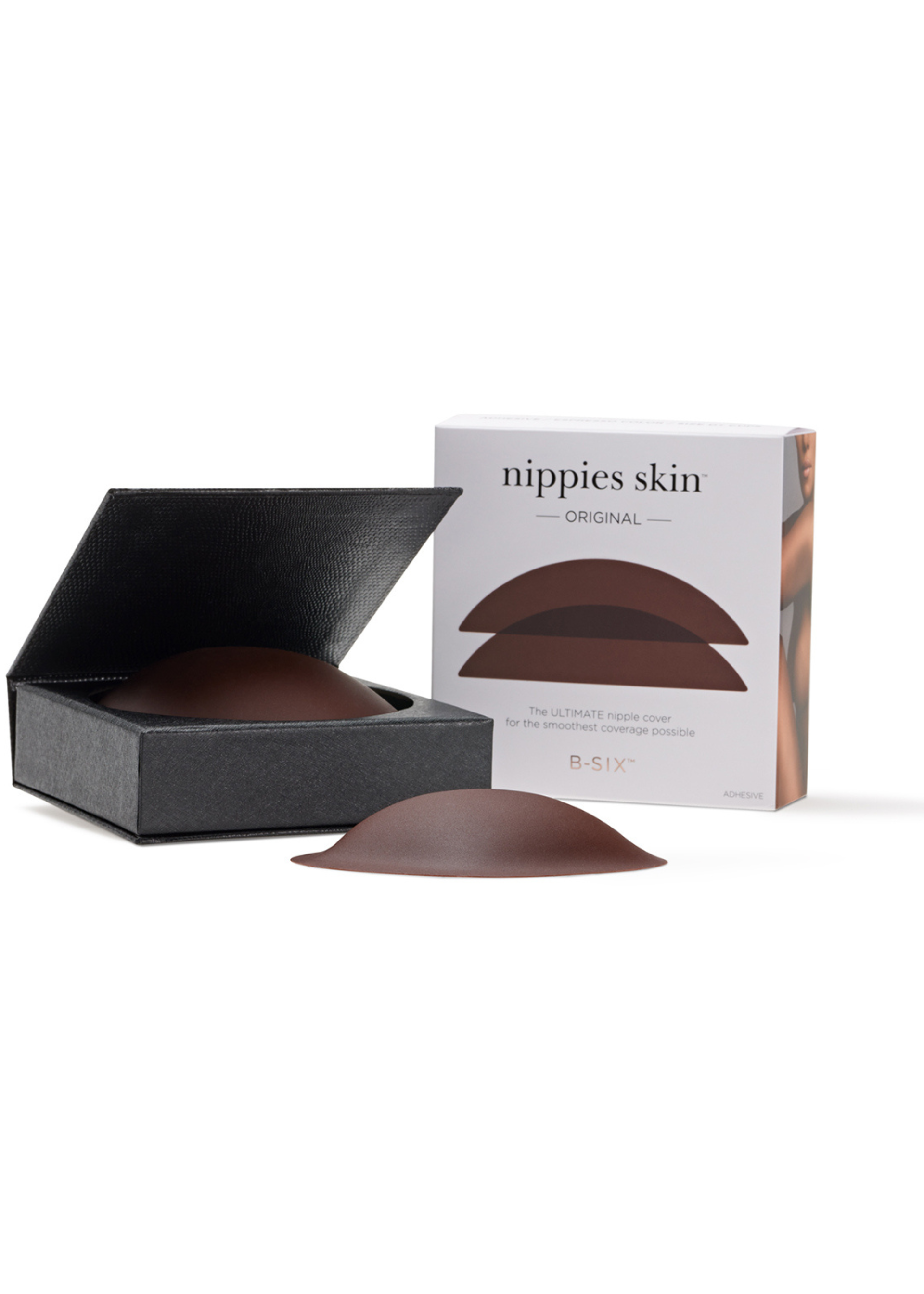B-SIX Nippies Skin Adhesive Nipple Covers Espresso