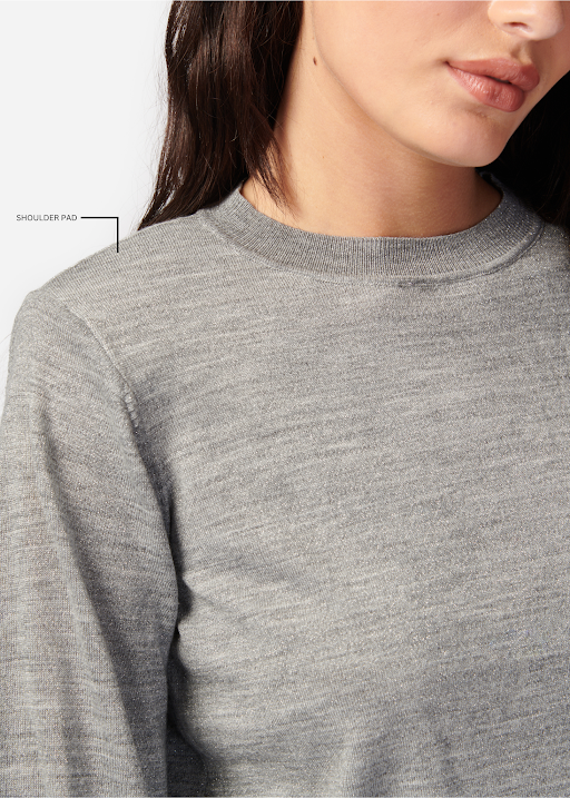 Gama Sweater Silver Metallic