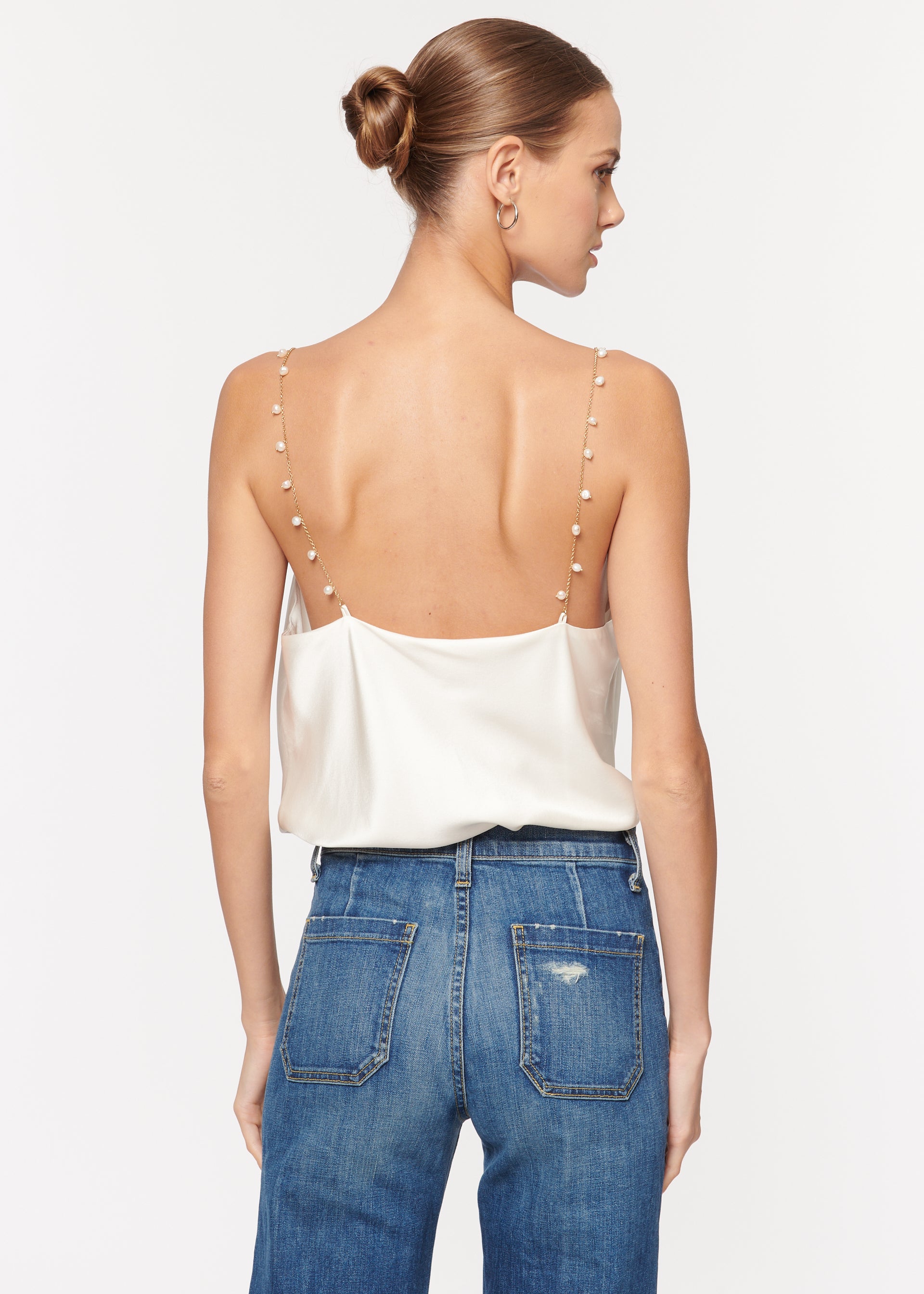 Busy Camisole White – CAMI NYC