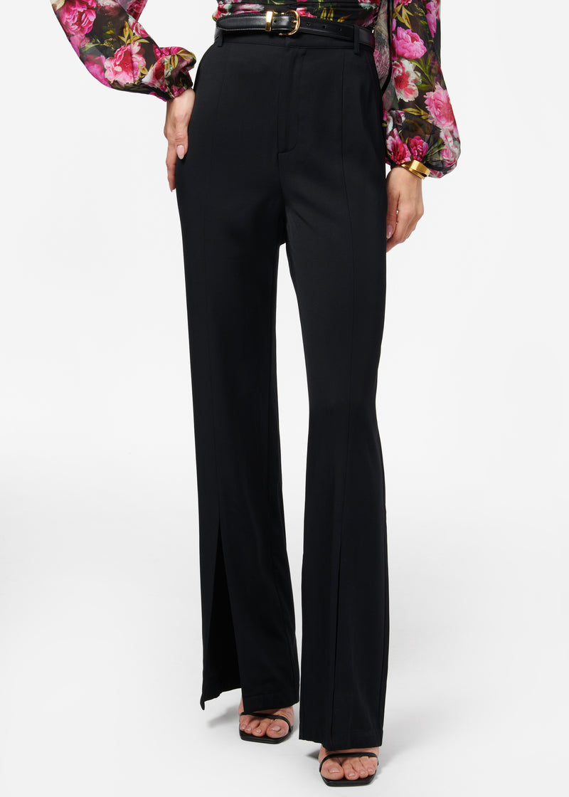 Amelie Twill Pant Black