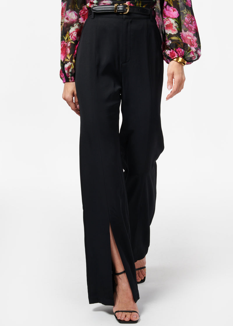Amelie Twill Pant Black