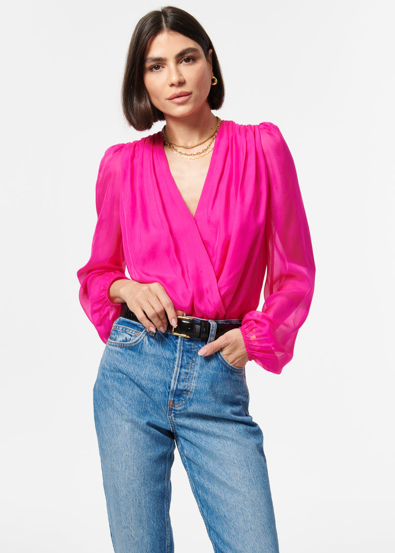 Isa Bodysuit Neon Pink