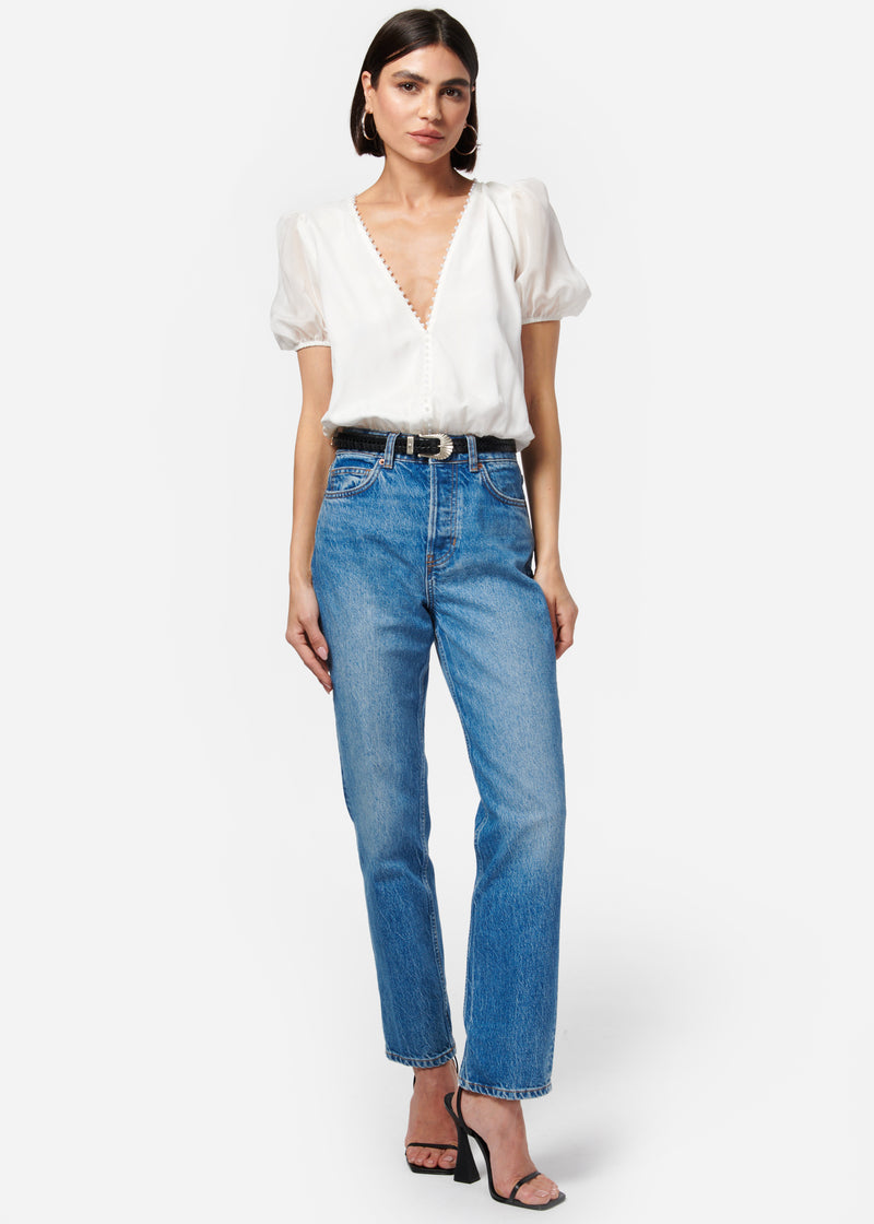 Pia Bodysuit White