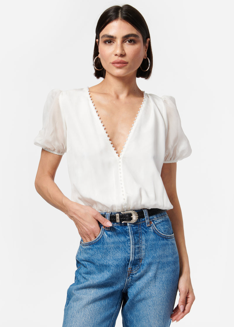 Pia Bodysuit White