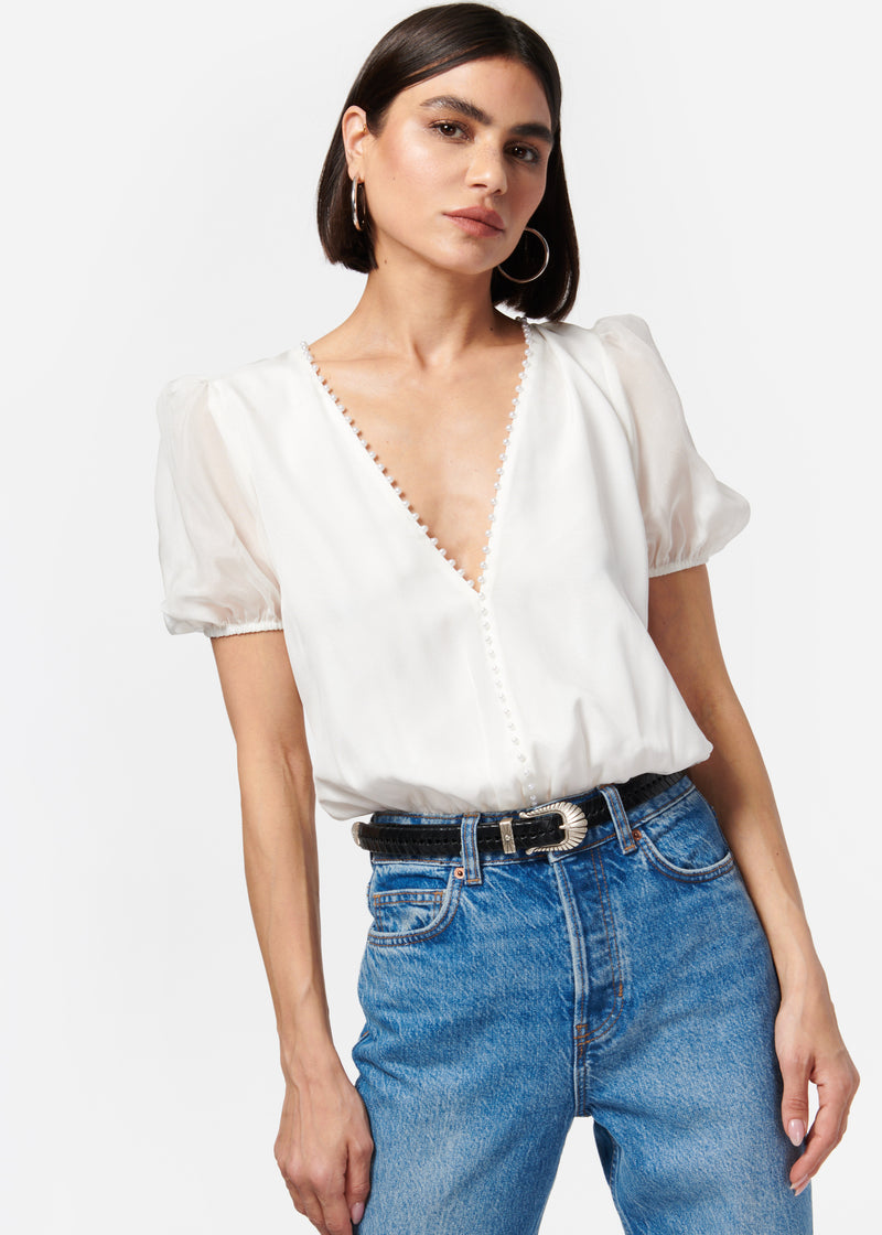 Pia Bodysuit White