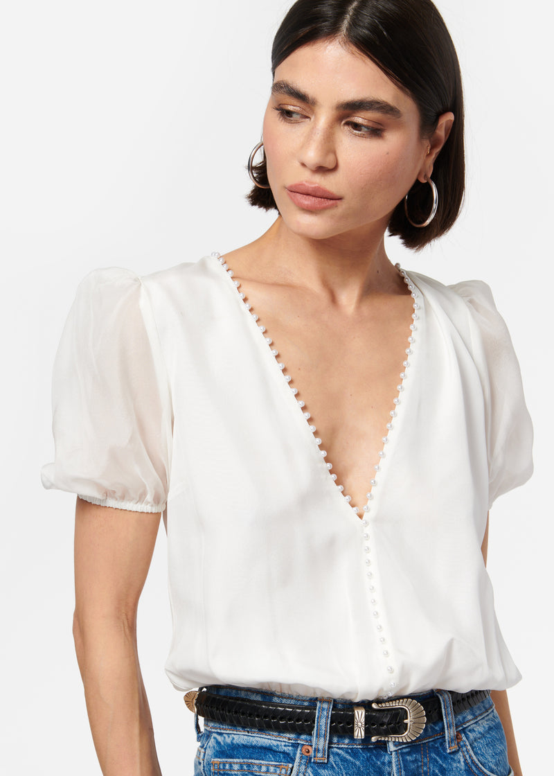 Pia Bodysuit White