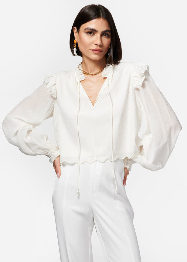 Tiana Top White