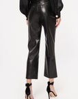 Hanie Vegan Leather Pant Black