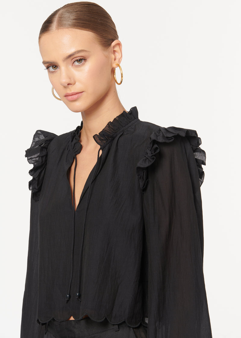 Tiana Top Black
