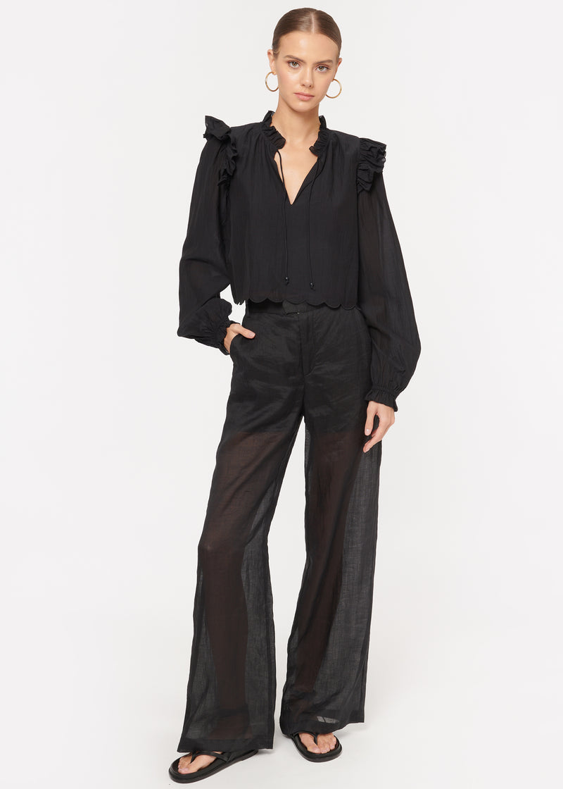 Tiana Top Black
