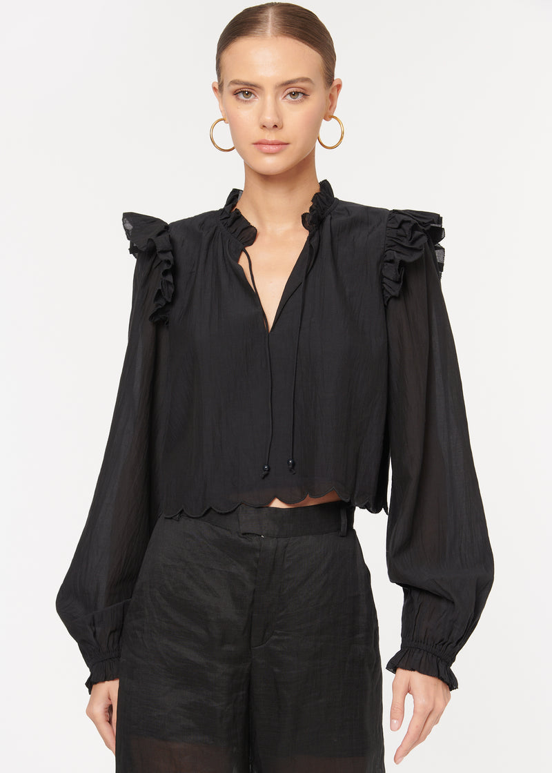 Tiana Top Black