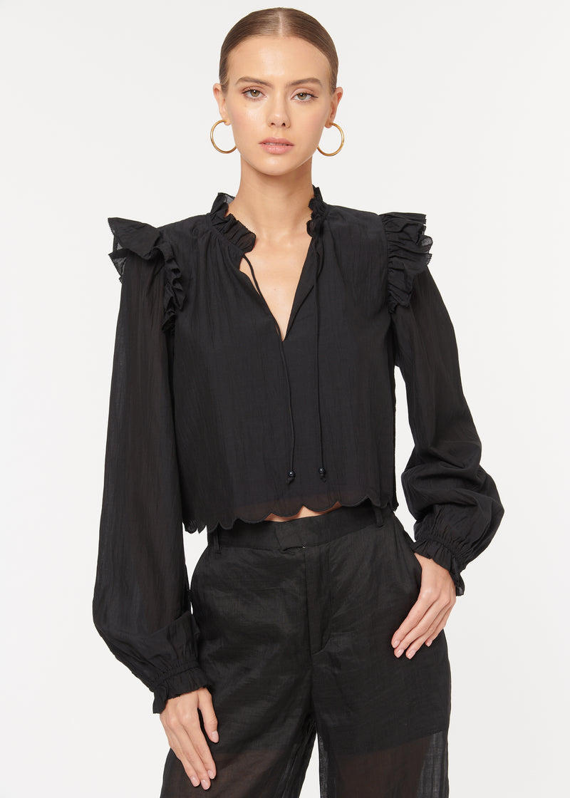 Tiana Top Black