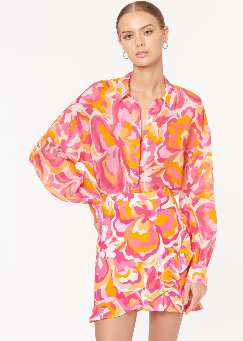 Fisayo Top Retro Floral