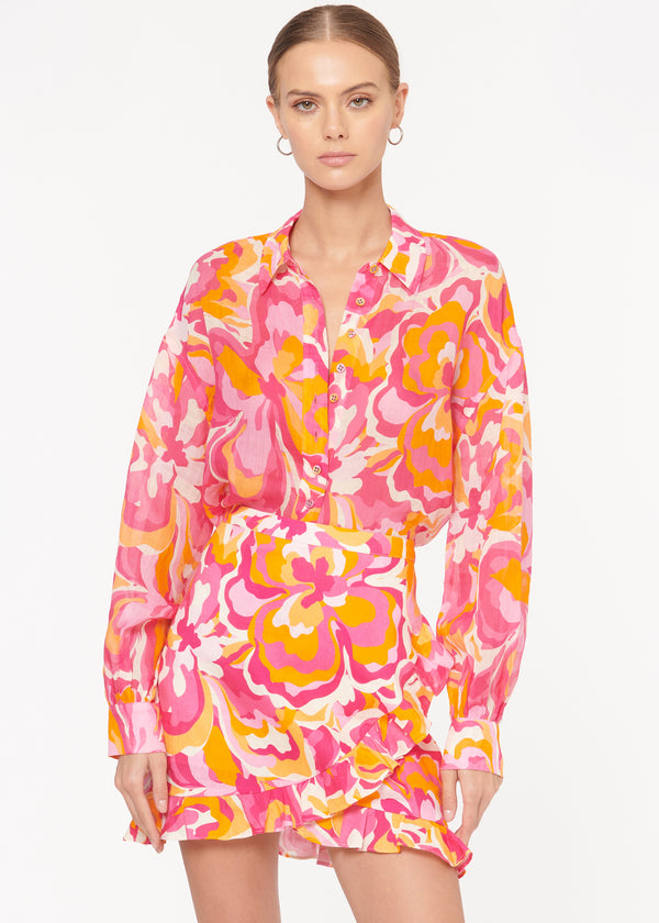 Fisayo Top Retro Floral