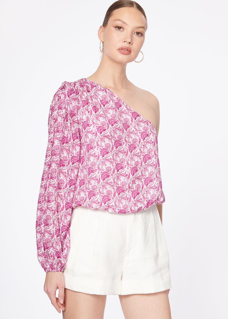 Lenore Top Pansy Paisley