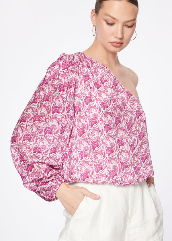 Lenore Top Pansy Paisley