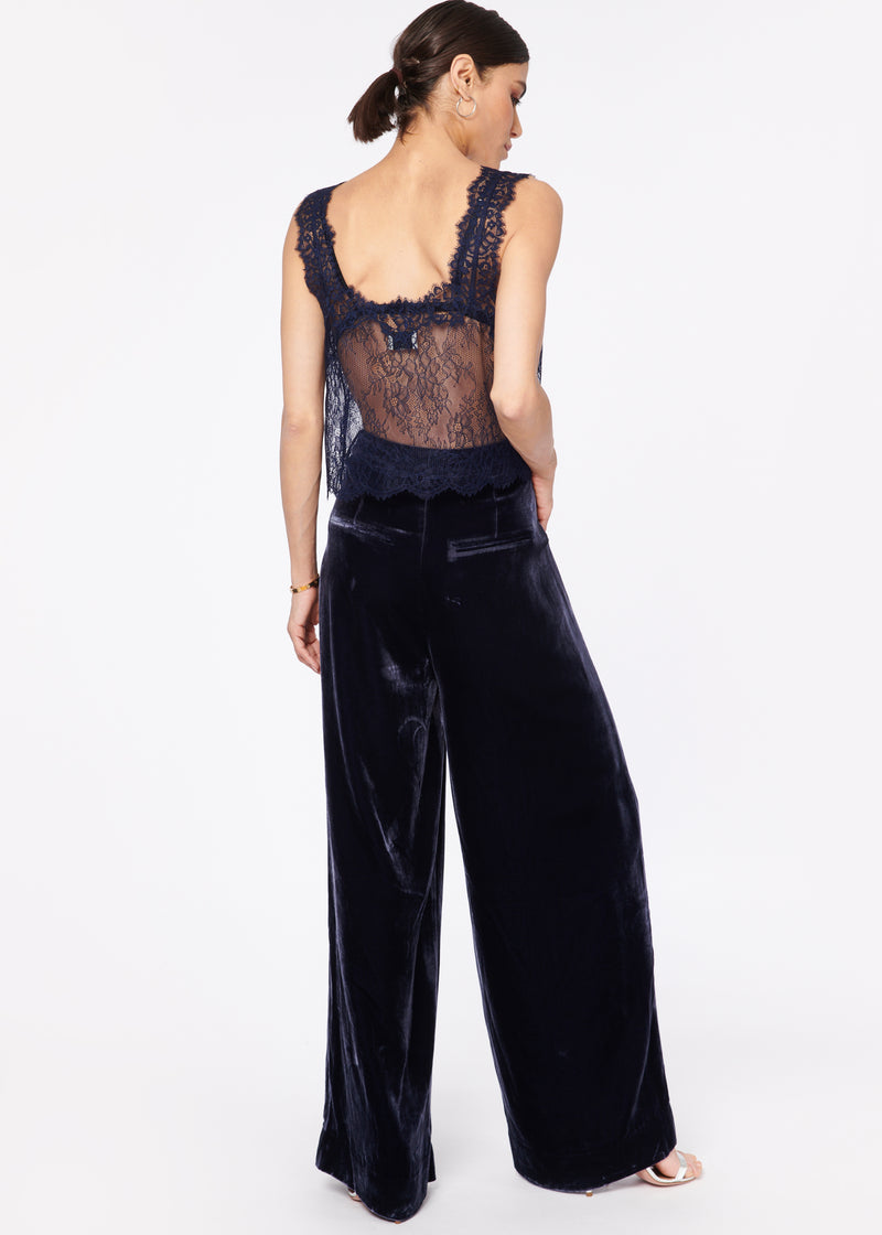 Rylie Velvet Pant Navy